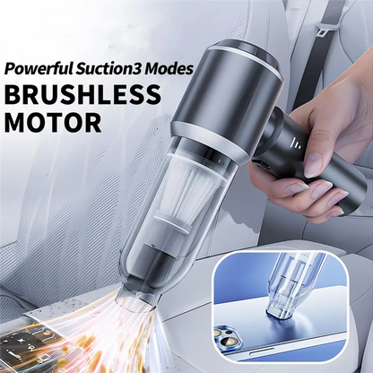 Portable Cordless Car Vacuum Cleaner – Powerful Brushless Suction