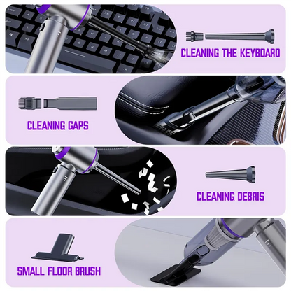 Portable Cordless Car Vacuum Cleaner – Powerful Brushless Suction